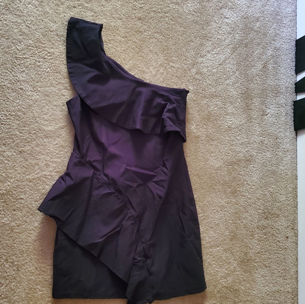 One Shoulder Little Black Dress